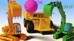 VIDS for KIDS in 3d HD   Excavator, Digger Ball Funny Cartoon for Children   AApV