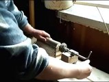 самодельный токарный станок по дереву на основе дрели [ lathe for wood of drill ]