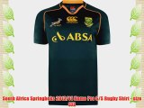 South Africa Springboks 2013/14 Home Pro S/S Rugby Shirt - size 3XL
