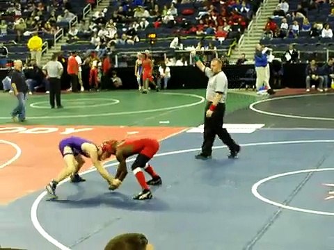 Nick P wrestling at Ga State High School Championships
