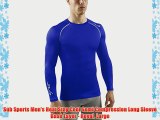 Sub Sports Men's Heat Stay Cool Semi Compression Long Sleeve Base Layer - Royal Large