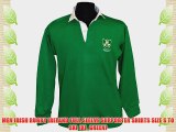 MEN IRISH RUGBY IRELAND FULL SLEEVE SUPPORTER SHIRTS SIZE S TO 3XL (XL GREEN)