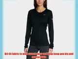 Nike Miler Top Women's Long-Sleeved Running Top black/reflective silv Size:XS
