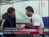 Selección Peruana: Claudio Pizarro y Roque Santa Cruz festejaron juntos (VIDEO)