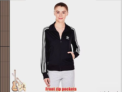 Adidas Women's Firebird Track Top Jacket - Black/Running White Size 44