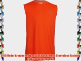 2015 Under Armour Heatgear Tech Vest Mens Sleeveless Training T-Shirt Bolt Orange XL
