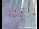 Indian Air Force's Surya Kiran aerobatics teams airshow display