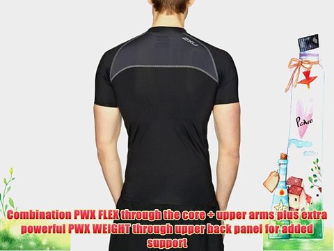 2XU Men's PWX Elite Short Sleeve Compression Baselayer - Black Medium