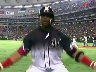 ズレータの超特大認定ホームランin東京ドーム(推定飛距離150ｍ)