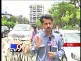 Surat- Fed up with niggling issues, owner gets Donkeys to pull his Land Cruiser - Tv9 Gujarati