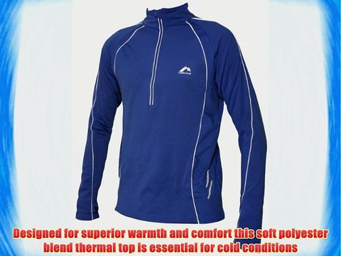 Mens More Mile Long Sleeved Thermal Hi-Viz running top