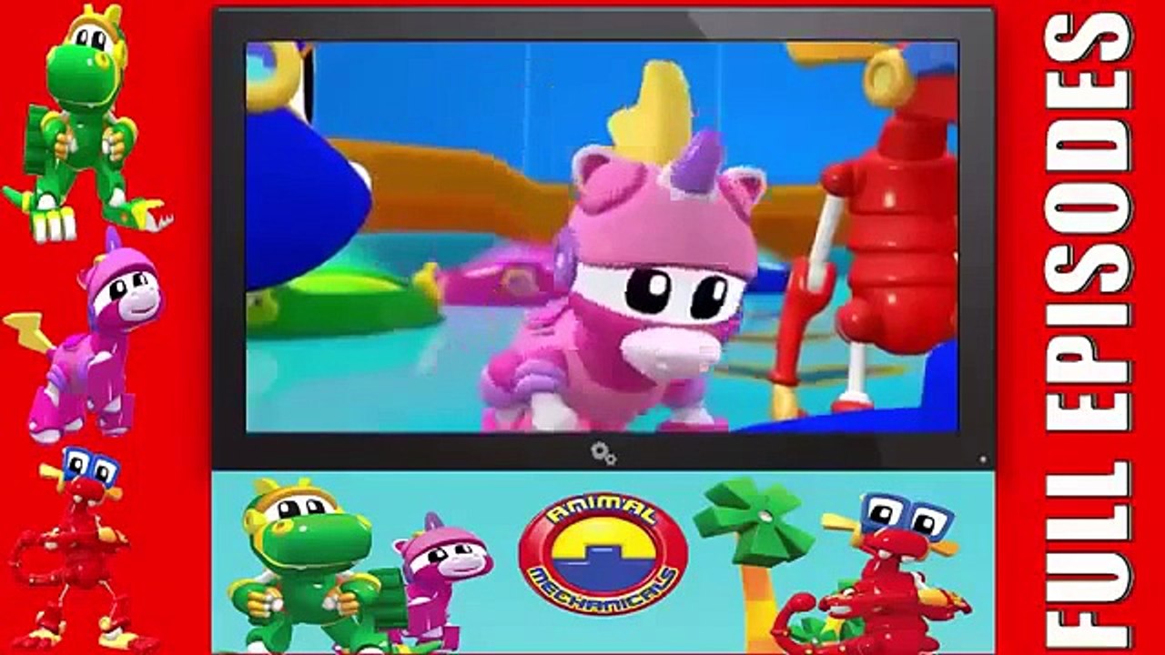 New Cartoon 2015 Animal Mechanicals Animal Islands Cow Castle Hassle