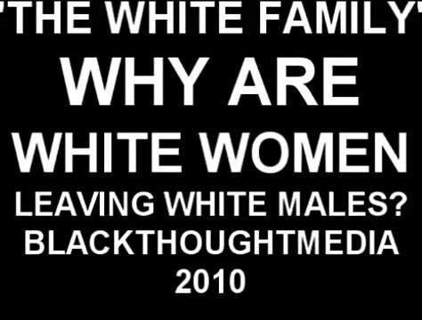 White Women leaving White Men in record Numbers!What going on with the WHITE MALE AND FEMALE?