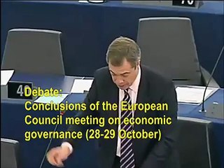 Nigel Farage blasts the European Union: "The Euro Game Is Up!"