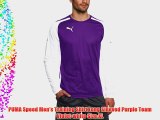 PUMA Speed Men's Training Shirt Long Sleeved Purple Team Violet-white Size:XL