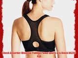 Shock Absorber Womens Padded Pump Sports Bra Black N4246 34A