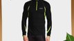 Gore Running Wear Men's Air Long Sleeve Shirt - Black/Neon Yellow Large