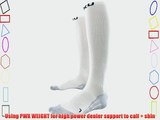 2XU Men's Race Compression Sock - White / Grey X-Large