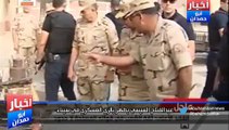 عبدالفتاح السيسي يظهر بالزي العسكري في سيناء