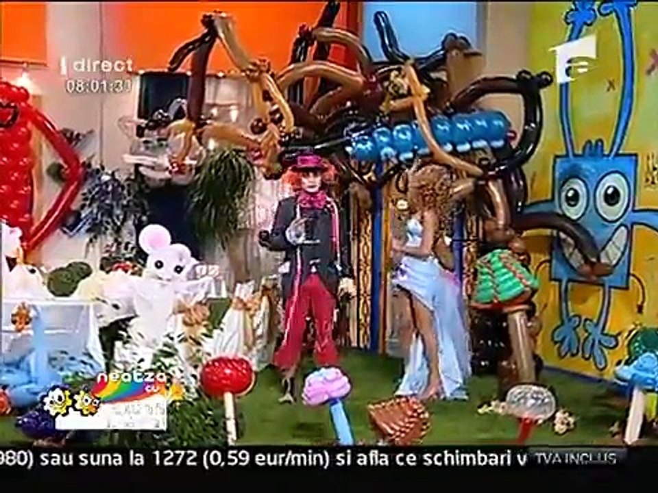 Razvan si Daniela Crudu dau viata personajelor de desene animate - Neatza cu Razvan si Dani