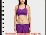 adidas Women's Clima Essentials Reversible Bra - Tribe Purple S14/Glow Purple S14 X-Large