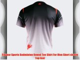 Fixgear Sports Badminton Round Tee Shirt For Men Short sleeve Top Xxxl