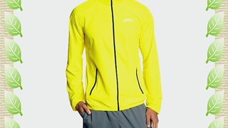 Asics Men's Woven Running Jacket - Blazing Yellow Large