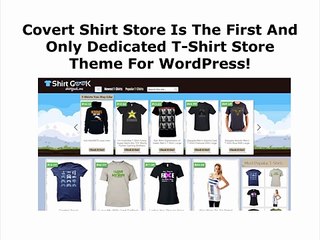 Télécharger la video: Covert Shirt Store 2.0 Review - CoverShirt Store 2.0 by The IM Wealth Builders