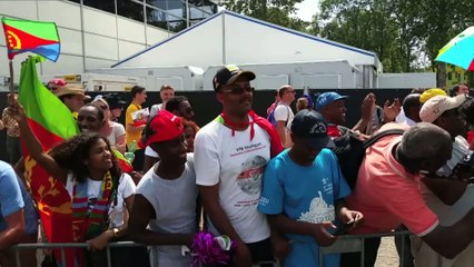 Cyclisme - Tour de France : Ambiance autour de Kudus