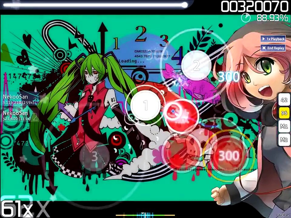 [osu!] Hatsune Miku - With a Dance Number (NekooSan)