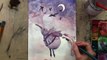Kiwi Rocket!!! time lapse painting