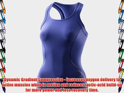 Skins A400 Women's Racer Back Compression Running Vest (H Fit) - Small
