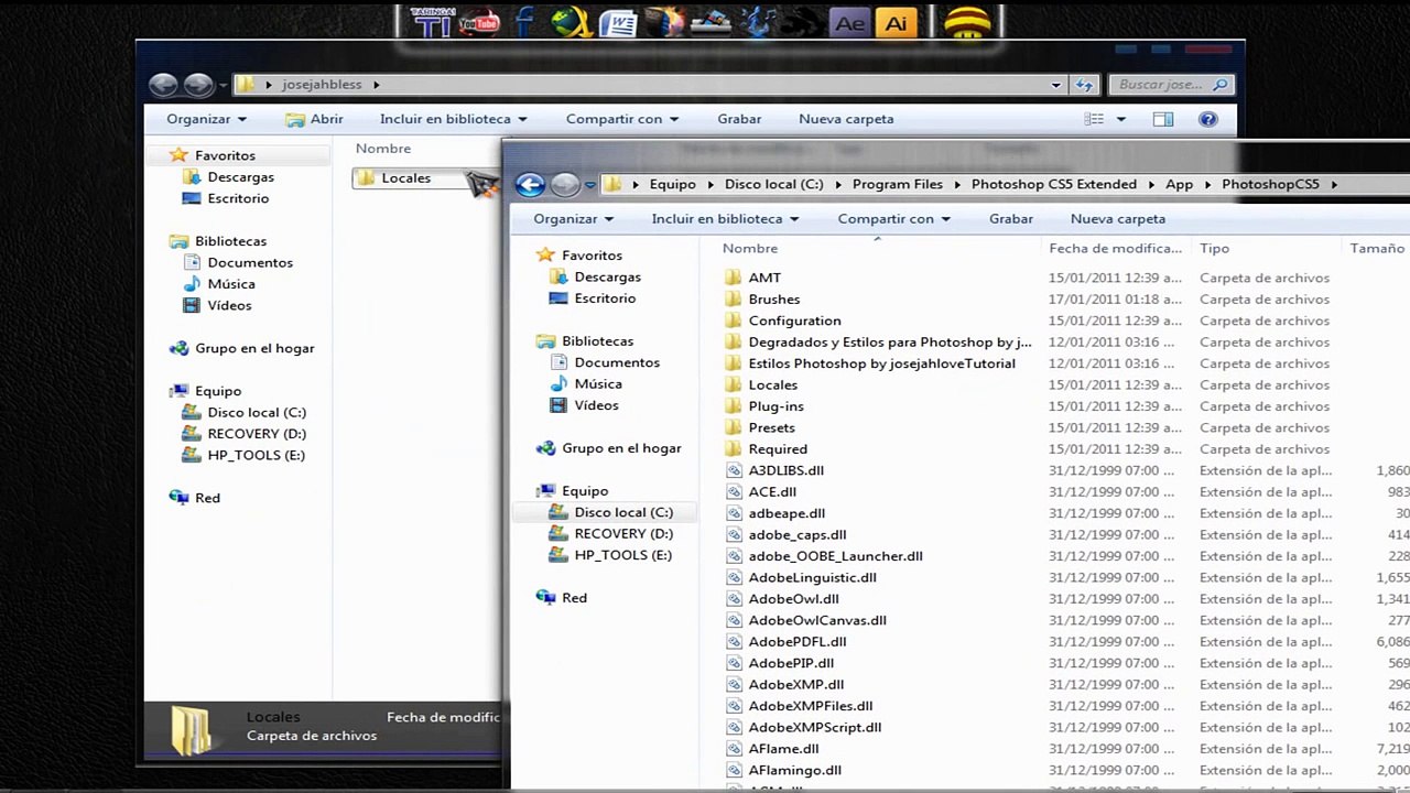 Como pasar o Traducir Photoshop a Español CS3,CS4,CS5,CS6