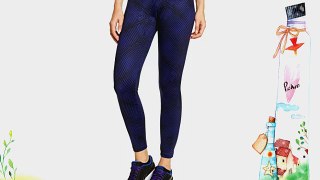 adidas Women's Ultimate Fitted Printed Tight - Amazon Purple/Black Large