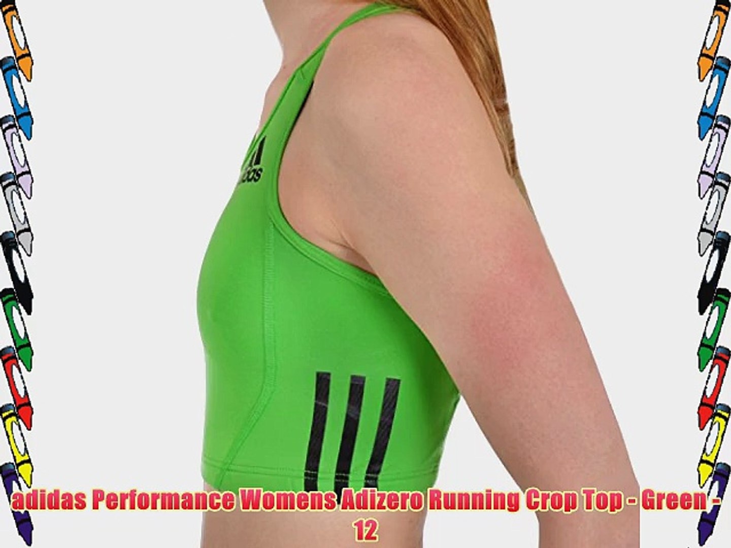 adidas running crop top