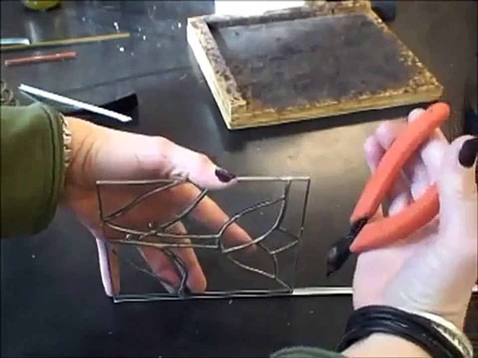 Framing a Stained Glass Panel with 1/8" Flat U Came