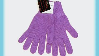 Lovarzi Purple Ladies Cashmere Gloves - Cashmere gloves for women - Made in Scotland - Warm