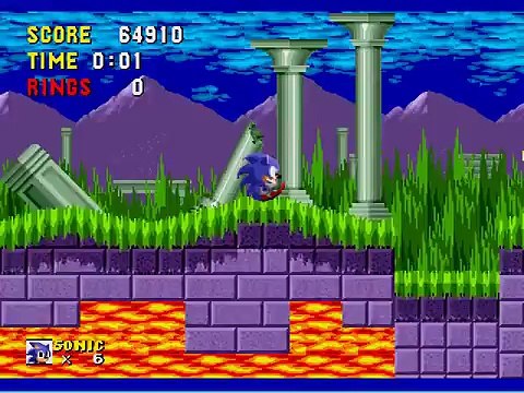 Sonic The Hedgehog 1 - Marble Zone / Act 2