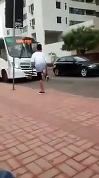 Bus Driver likely killed a boy at bus stop