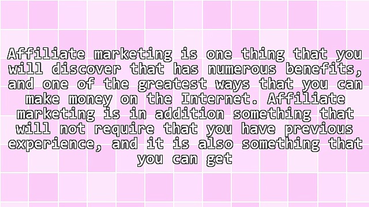 A Few Benefits Associated With Becoming An Affiliate Marketer