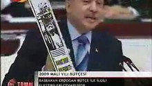2009 bütce Recep Tayyip Erdoğan meclis şov Baykal ağır bombardımanda..