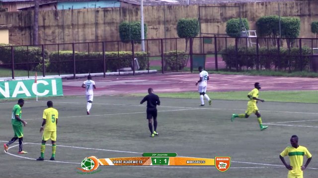 Résumé de match‬ ‪- Ligue2‬ - 20ème - Ivoire Académie vs Moossou FC - défaite 3-4, - le 23 juin 2015