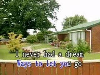 Karaoke - Never had a dream come true