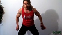 FBB Girl  Monster Biceps Flexing