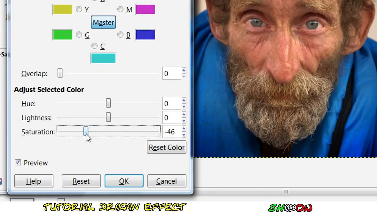 Tutorial Gimp 2.6 - Dragan Effect (300 inspired)