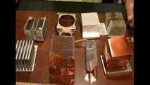 Copper & Aluminum heat sinks (requested video)