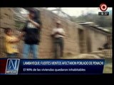 Lambayeque: fuertes vientos destruyeron viviendas y colegio