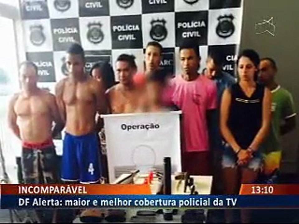 Quadrilha presa