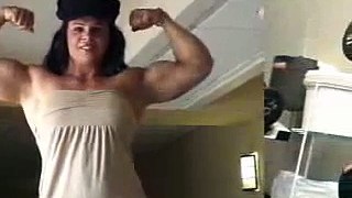 Very Tall FBB Woman Workout