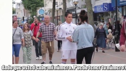 Cristiano Ronaldo Ligando y Besando Chicas Sexis (Kissing Prank)